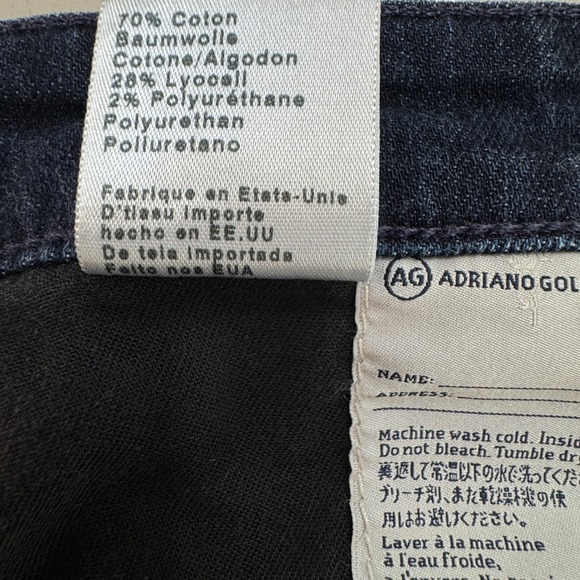 Adriano Goldschmied The Janis High Rise Dark Wash Flare Jeans Size 31R - Picture 10 of 11